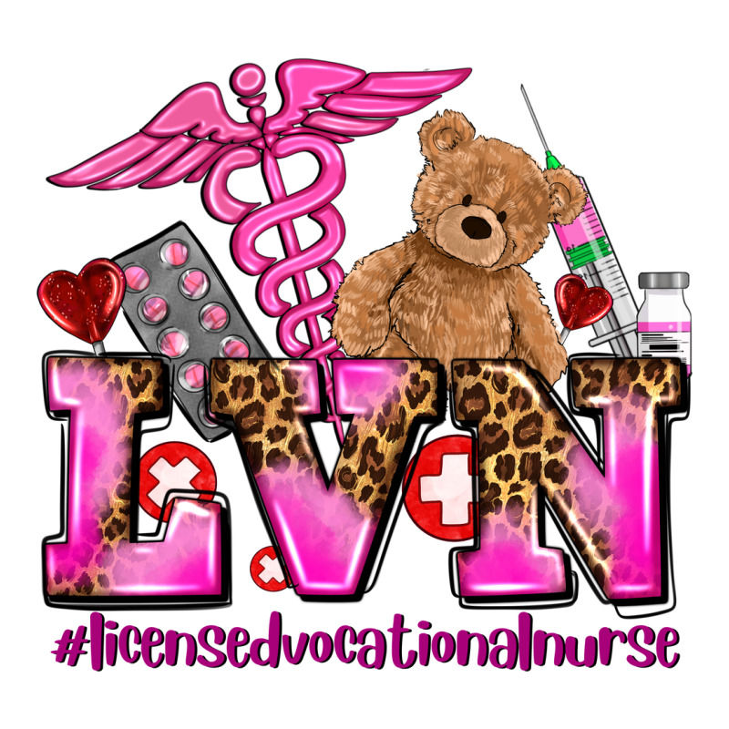Valentines Day Lvn Licensed Vocational Nurse Zipper Hoodie by AdoDesignShop | Teevron