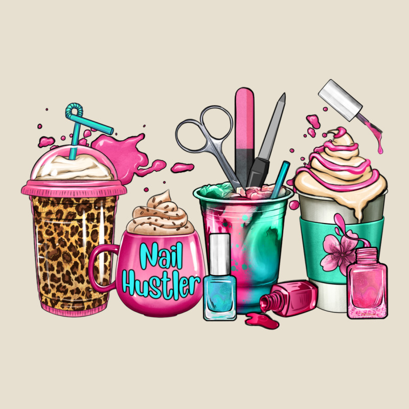 Nail Hustler Coffee Cups Urban Heavy Tee by Jasminsmagicworld | Teevron