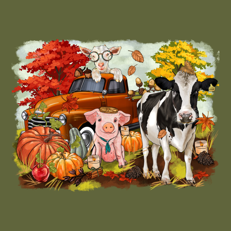 Fall Farm Animals Classic Tee by CowGirlArtShop | Teevron