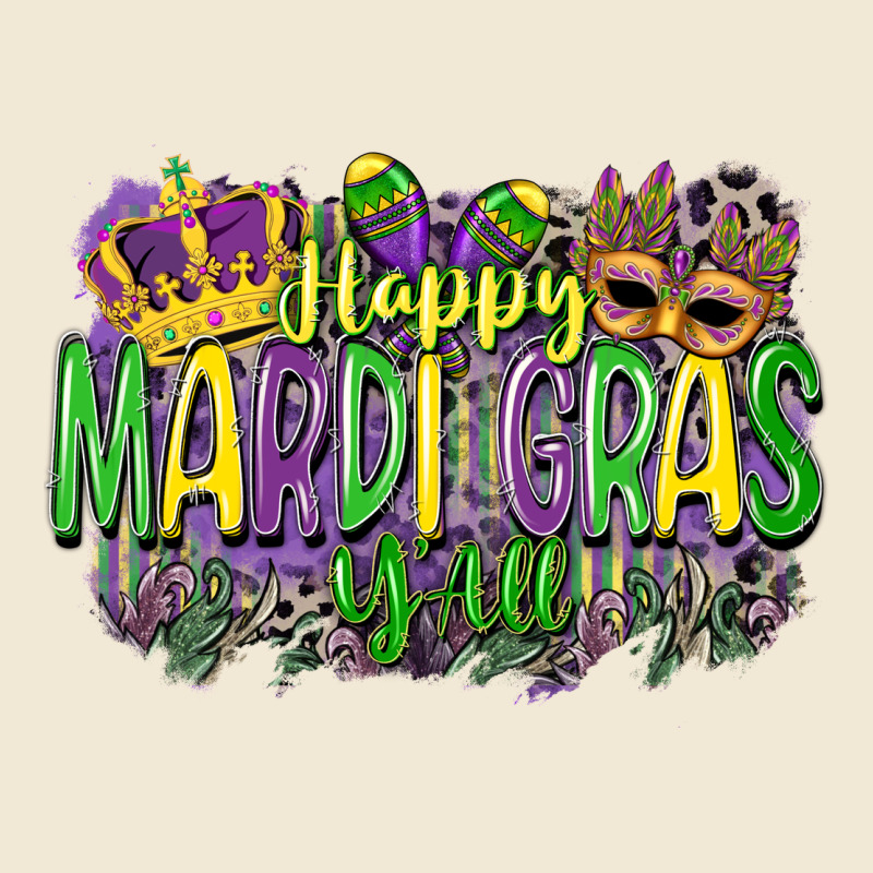 Happy Mardi Gras Yall Premium Tee by CowGirlArtShop | Teevron