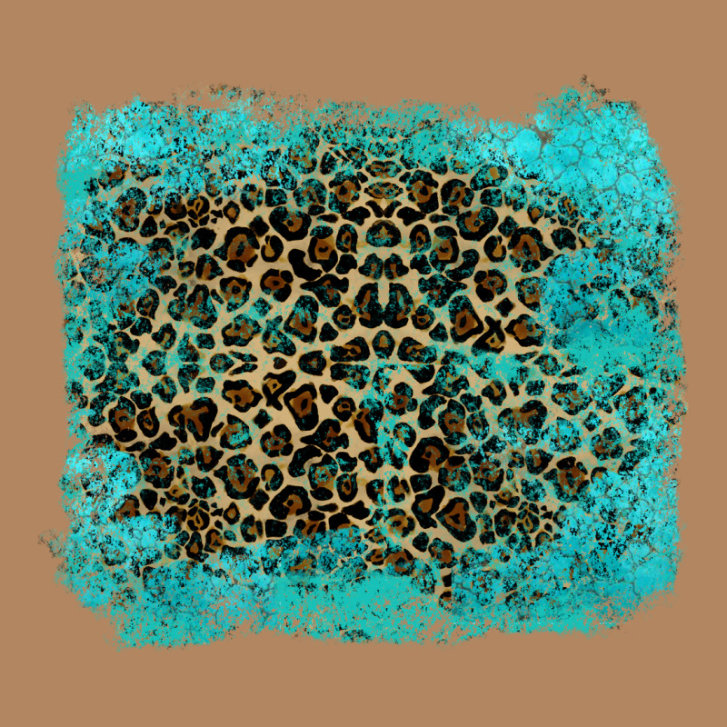 Leopard Turquoise Long Sleeve Tee by RanaPortraitStore | Teevron