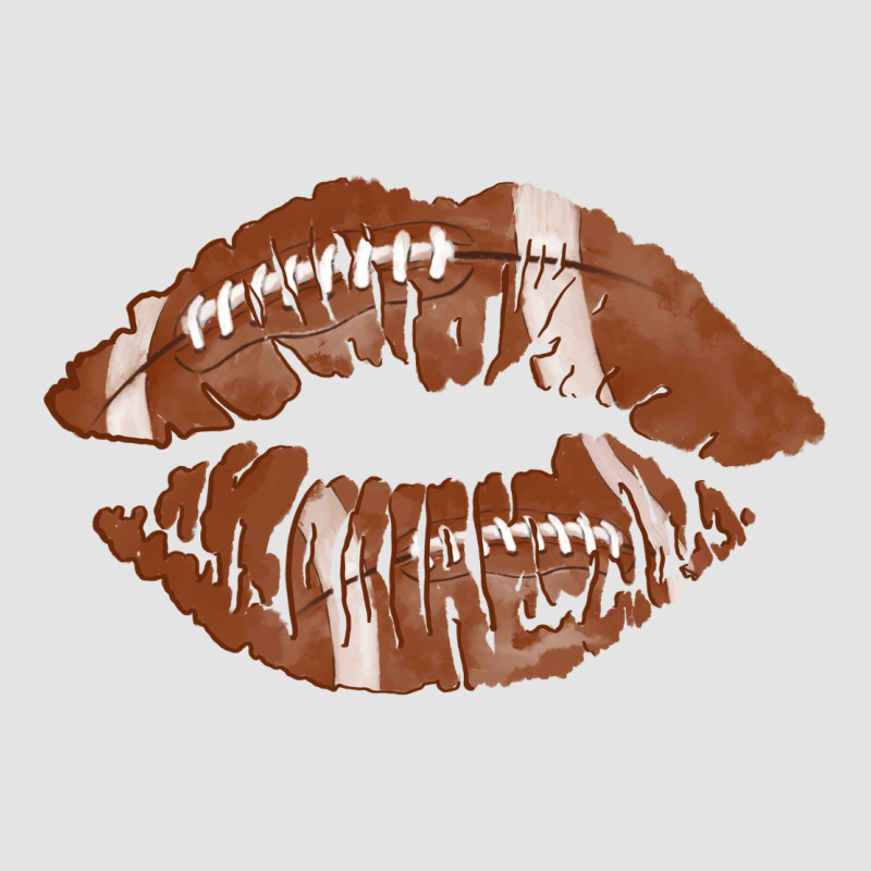 Football Lips Premium Sweatshirt by AdoDesignShop | Teevron