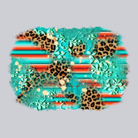 Leopard Turquoise Glitter Background Heavyweight Sweatshirt | Teevron