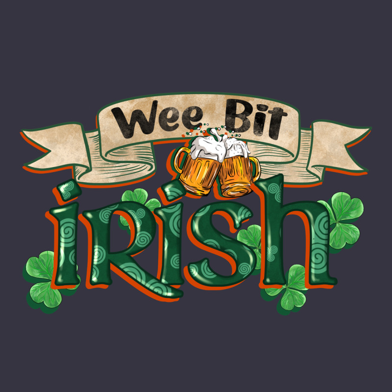 Wee Bit Irish St Patrick's Day Vintage Hoodie by FaDigitalArtStudio | Teevron