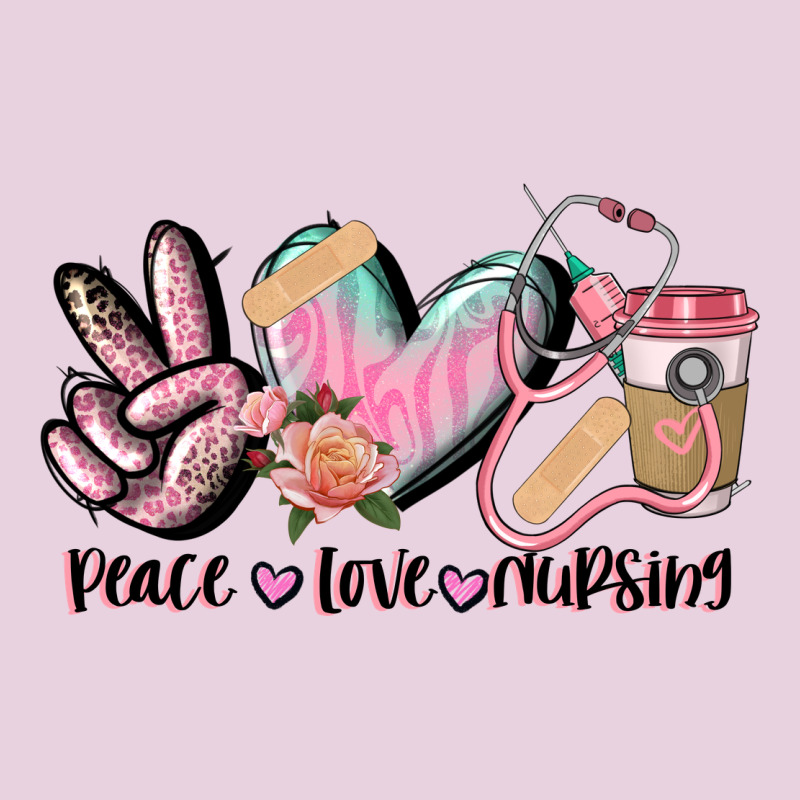 Peace Love Nursing Ladies Tee by CowGirlArtShop | Teevron