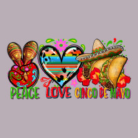 Peace Love Cinco De Mayo Vintage Tee | Teevron