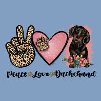 Peace Love Dachshund Urban Hoodie | Teevron