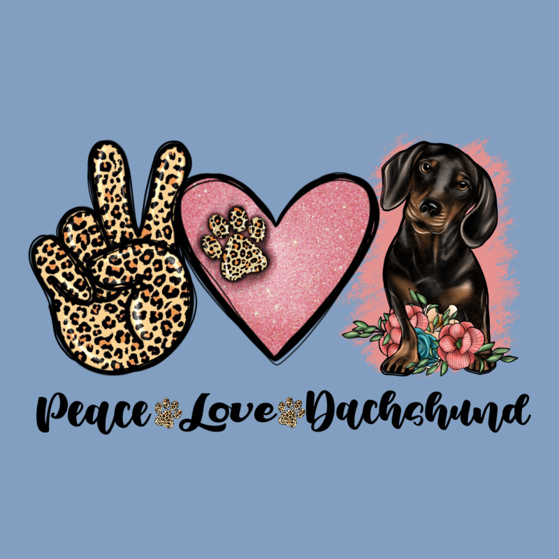 Peace Love Dachshund Urban Hoodie by JahusDesignShop | Teevron