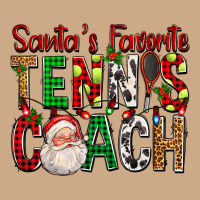 Santa's Favorite Tennis Coach For Christmas Vintage Hoodie | Teevron