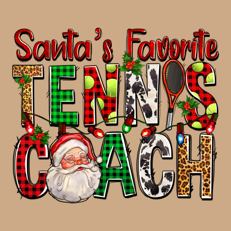 Santa's Favorite Tennis Coach For Christmas Vintage Hoodie by FaDigitalArtStudio | Teevron