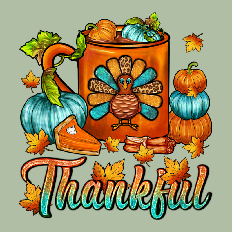 Thankful Thanksgiving Coffee Mug Urban Heavy Tee by FaDigitalArtStudio | Teevron