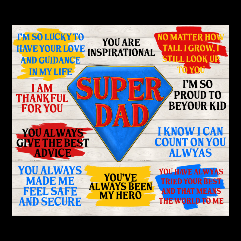 Super Dad Heavy Core Tee by TumblerDesignByShophia | Teevron