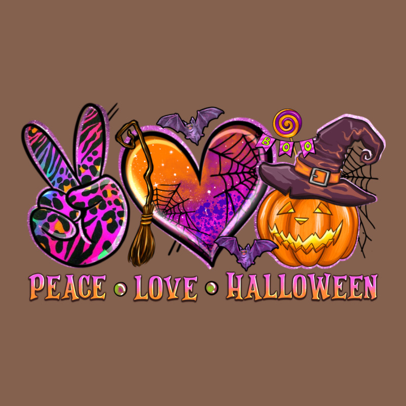 Peace Love Halloween Zipper Hoodie by AdoDesignShop | Teevron
