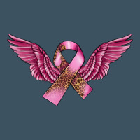 Breast Cancer Ribbon With Angel Wings Urban Heavy Tee | Teevron