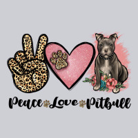 Peace Love Pitbull Urban Hoodie | Teevron