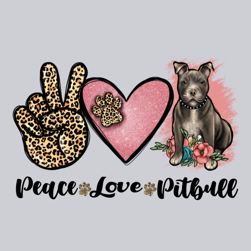 Peace Love Pitbull Urban Hoodie by JahusDesignShop | Teevron