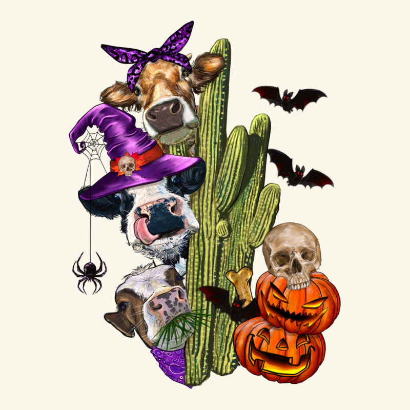 Halloween Cows Premium Hoodie by LillyAllenDesigns | Teevron
