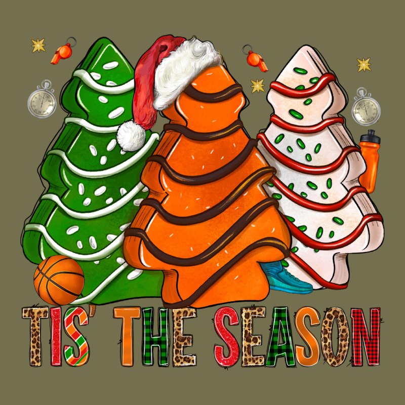 Tis' The Season Basketball Christmas Cakes Vintage Hoodie by BundleAndBundleShop | Teevron
