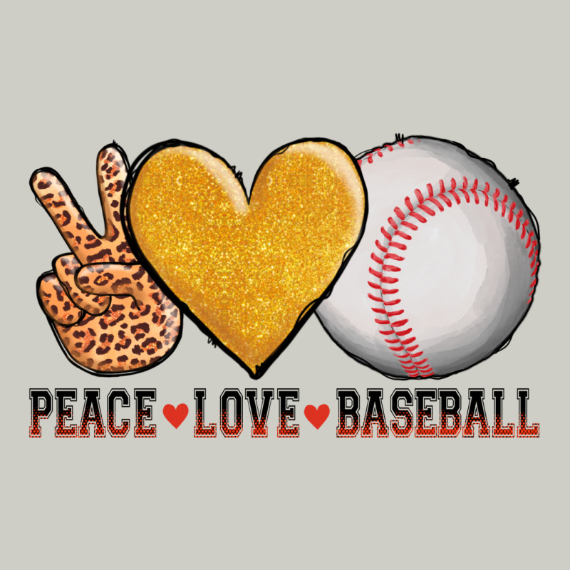 Peace Love Baseball Heavyweight Hoodie by AdoDesignShop | Teevron