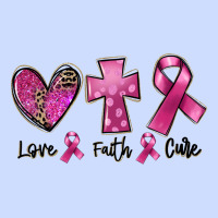 Love Faith Cure Breast Cancer Urban Heavy Tee | Teevron