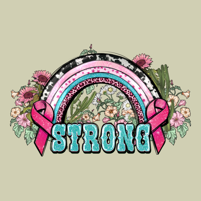 Strong Cancer Rainbow Cancer Awareness Heavy Core Tee by HowdyJamesFarm | Teevron