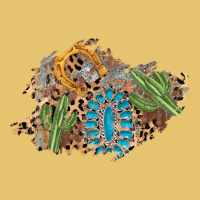 Horseshoe Leopard Gemstone Cactus Patch Premium Sweatshirt | Teevron