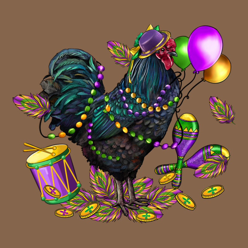 Mardi Gras Chicken Premium Tee by CowGirlArtShop | Teevron