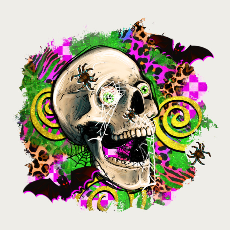 Halloween Skull Zipper Hoodie by AdoDesignShop | Teevron