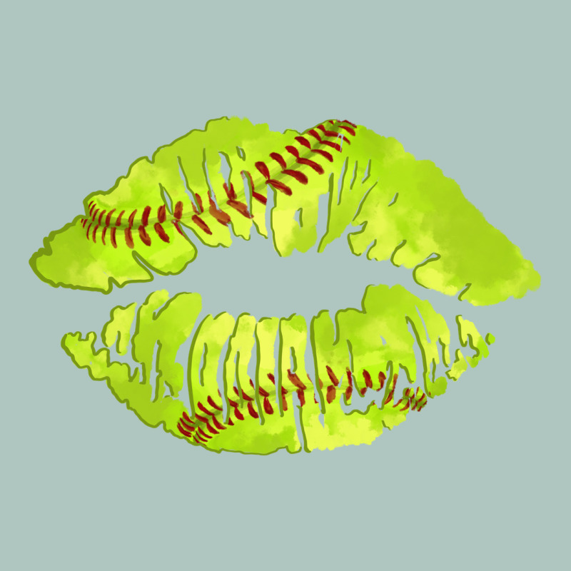 Softball Lips Premium Sweatshirt by AdoDesignShop | Teevron