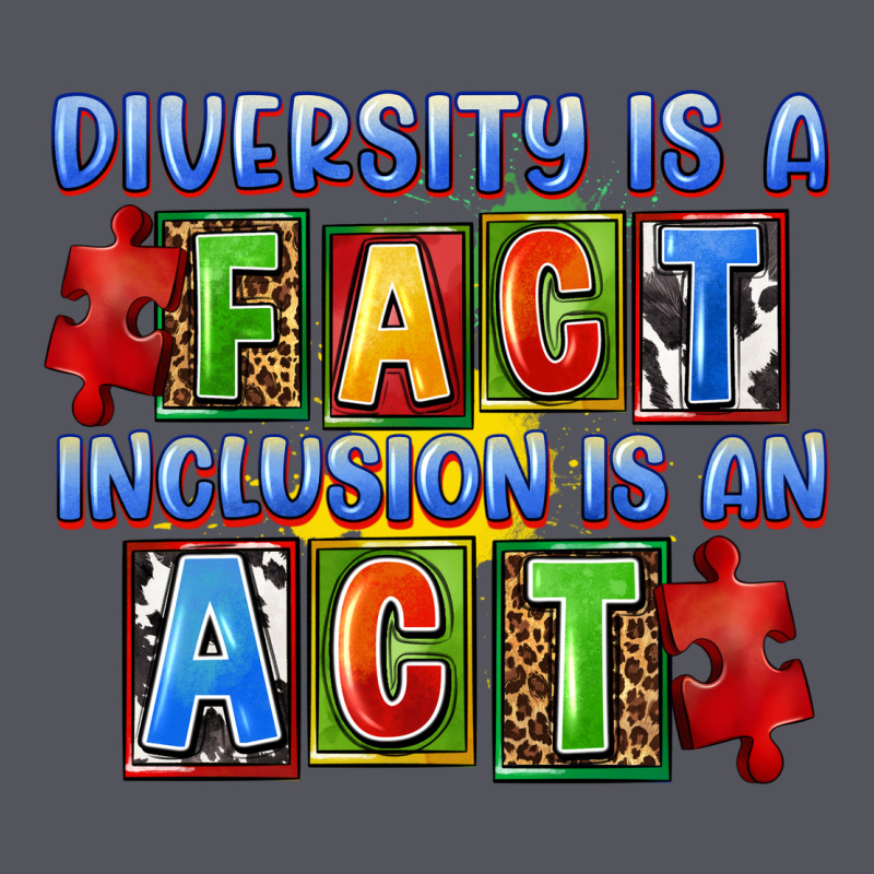 Diversity Is A Fact Indesion Is An Act Vintage Hoodie by FaDigitalArtStudio | Teevron
