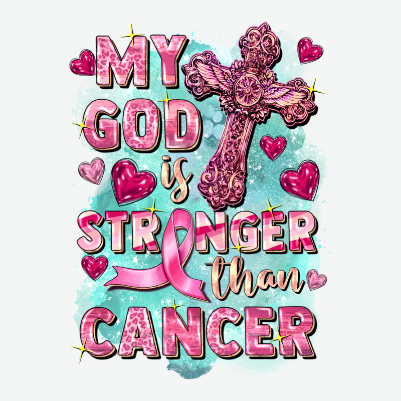 My God Is Stronger Than Cancer Urban Heavy Tee by FaDigitalArtStudio | Teevron