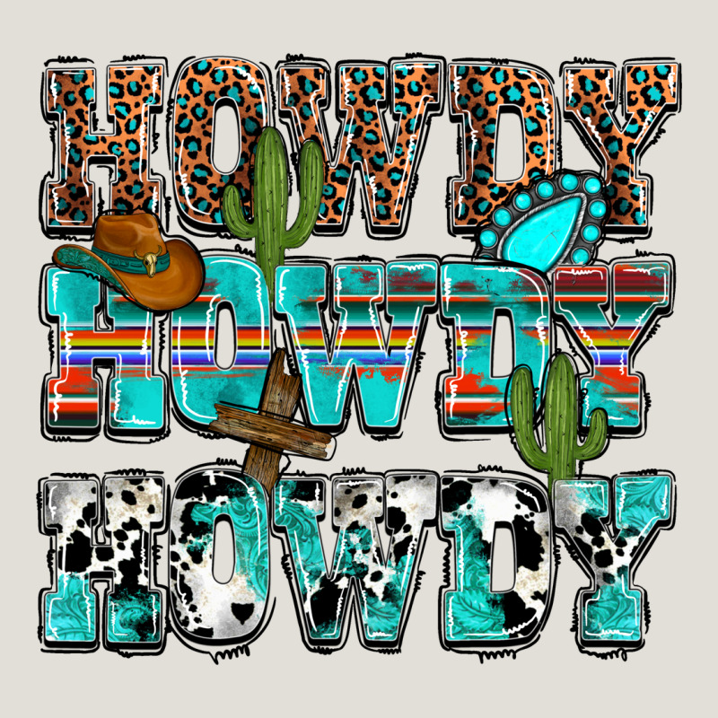 Western Howdy Howdy Howdy Heavy Core Tee by HowdyJamesFarm | Teevron