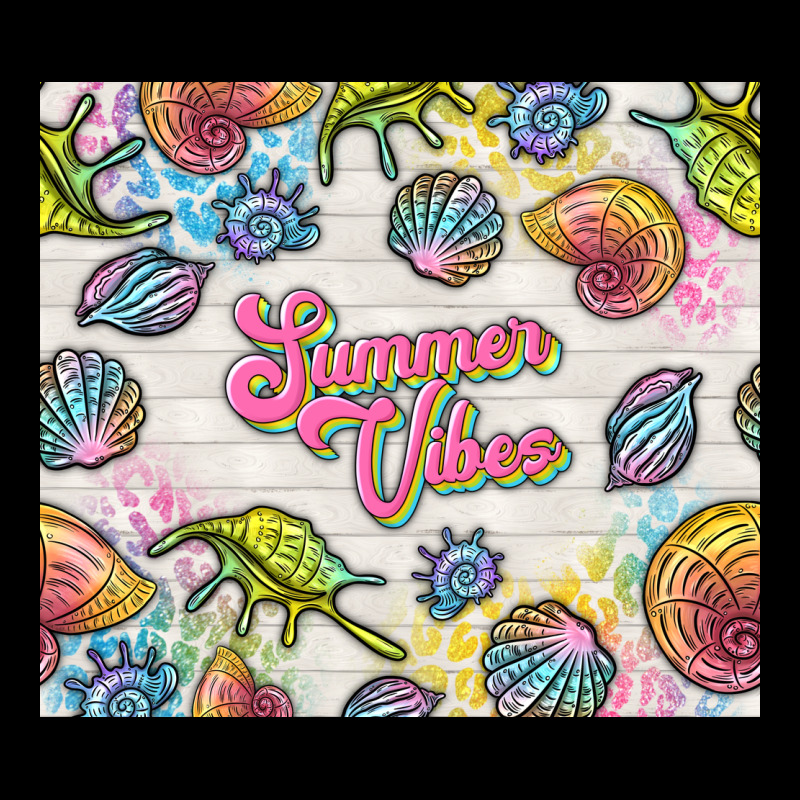Summer Vibes With Sea Shells Heavy Core Tee by TumblerDesignByShophia | Teevron