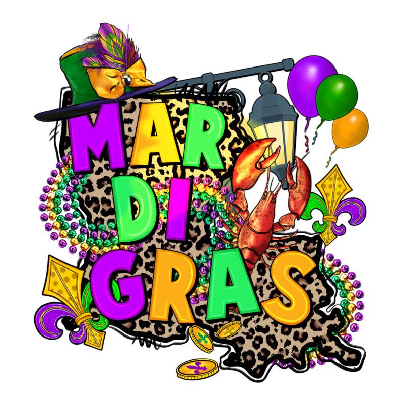 Louisiana Map Mardi Gras Premium Tee by CowGirlArtShop | Teevron