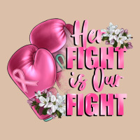Her Fight Is Our Fight Breast Cancer Awareness Urban Heavy Tee | Teevron