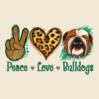 Peace Love Bulldog Premium Tee | Teevron