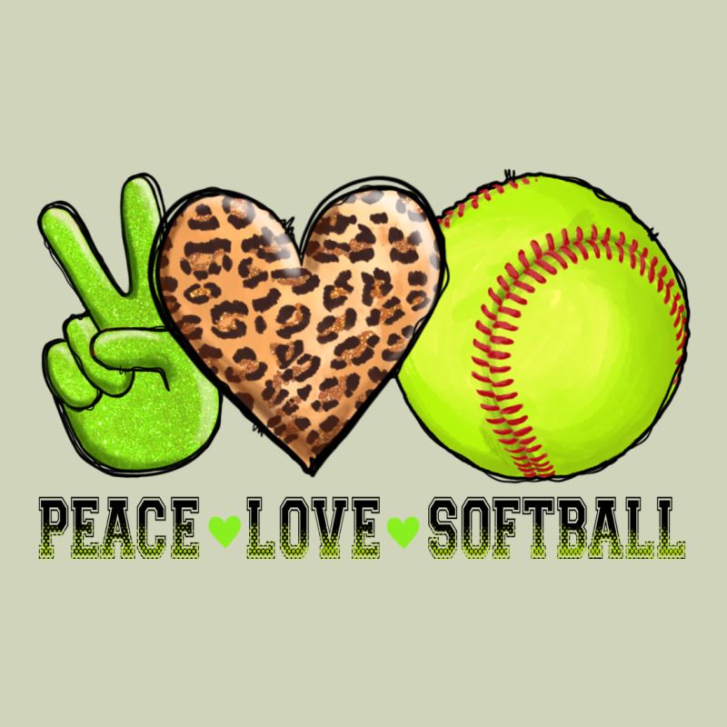 Peace Love Softball Heavyweight Hoodie by AdoDesignShop | Teevron