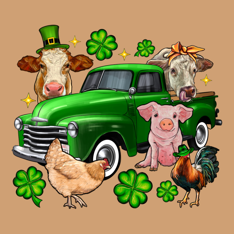 St. Patrick's Farm Animal Truck Vintage Tee by OliviaCreatesArt | Teevron