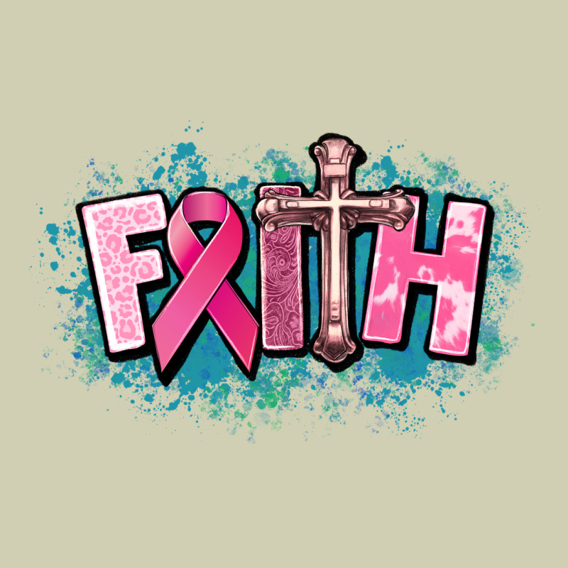 Cancer Faith Cross Heavy Core Tee by HowdyJamesFarm | Teevron
