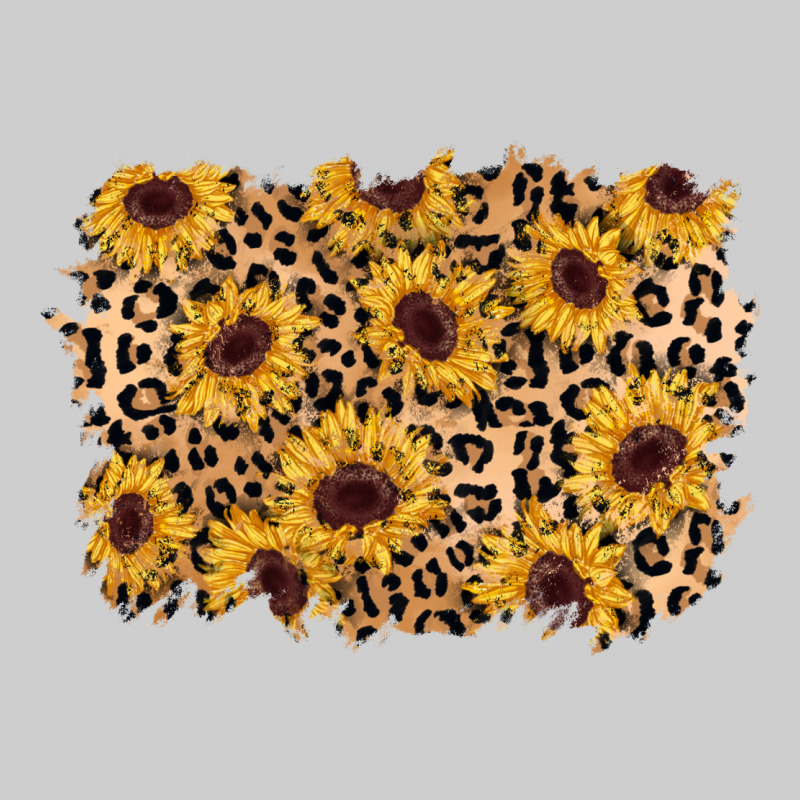 Sunflower Leopard Background Premium Sweatshirt by AdoDesignShop | Teevron