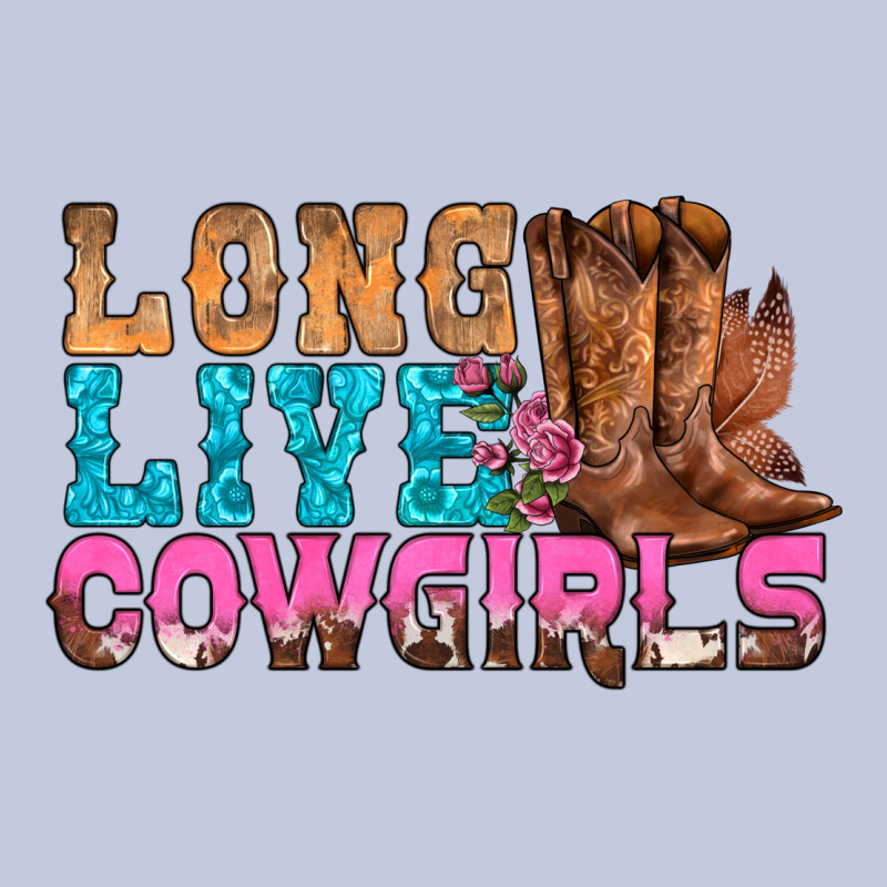 Western Long Live Cowgirls With Roses Long Sleeve Tee by BundleAndBundleShop | Teevron