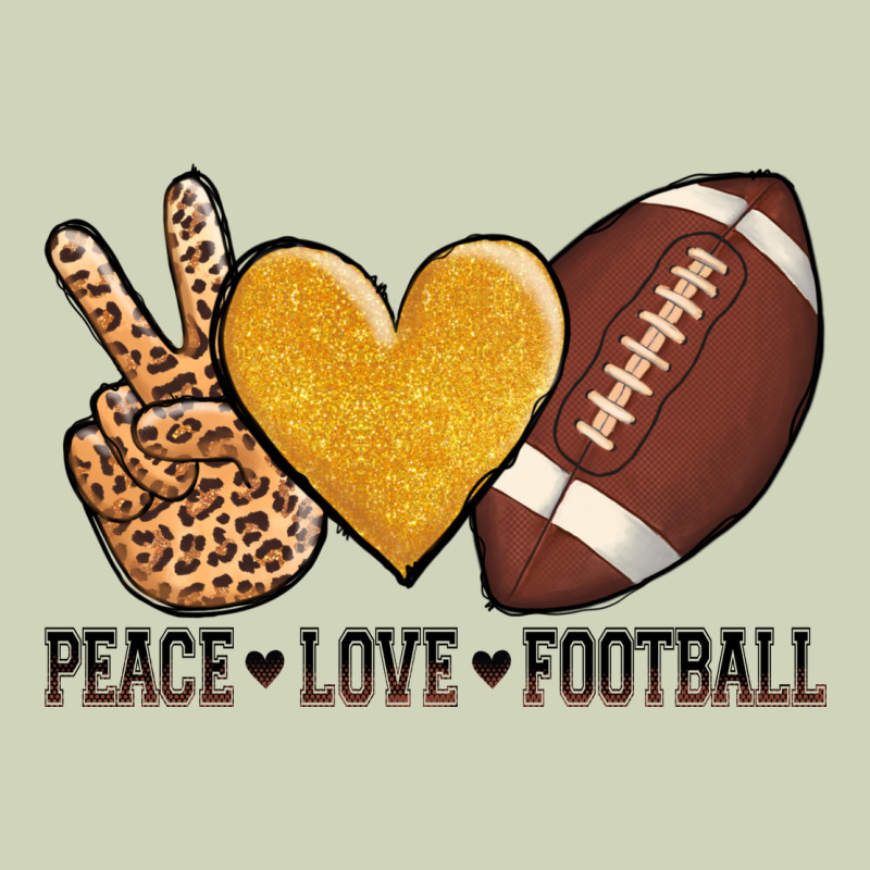 Peace Love Football Revize Heavyweight Hoodie by AdoDesignShop | Teevron