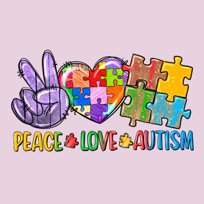 Peace Love Autism Ladies Tee by CowGirlArtShop | Teevron