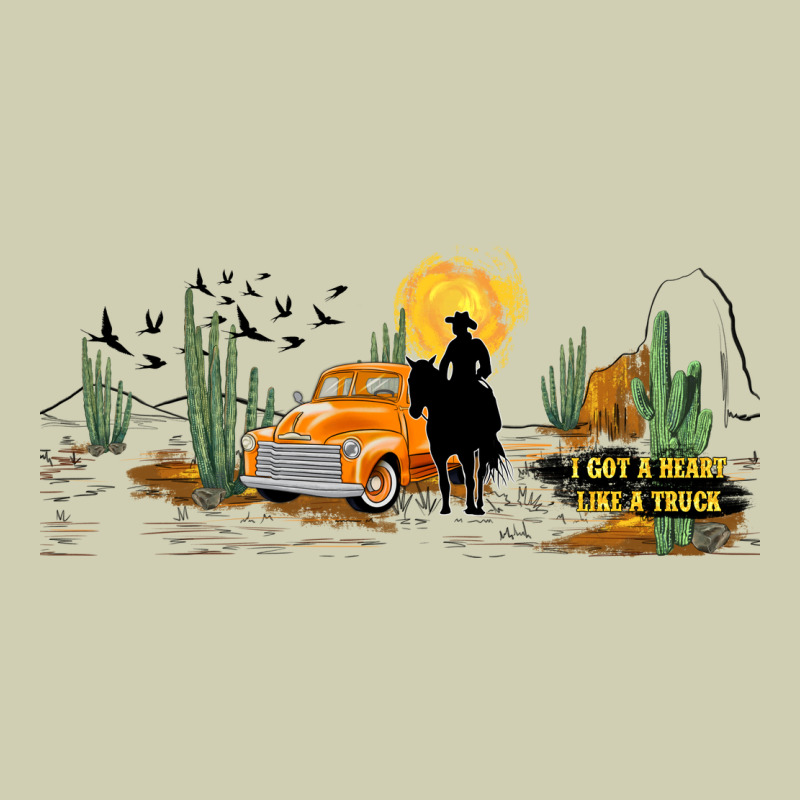 Western I Got A Heart Like A Truck Heavy Core Tee by TumblerDesignByShophia | Teevron