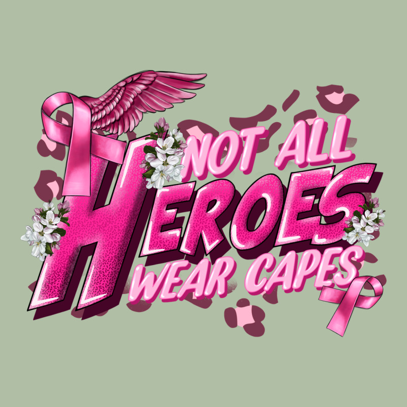 Not All Heroes Wear Capes Cancer Awareness Urban Heavy Tee by FaDigitalArtStudio | Teevron