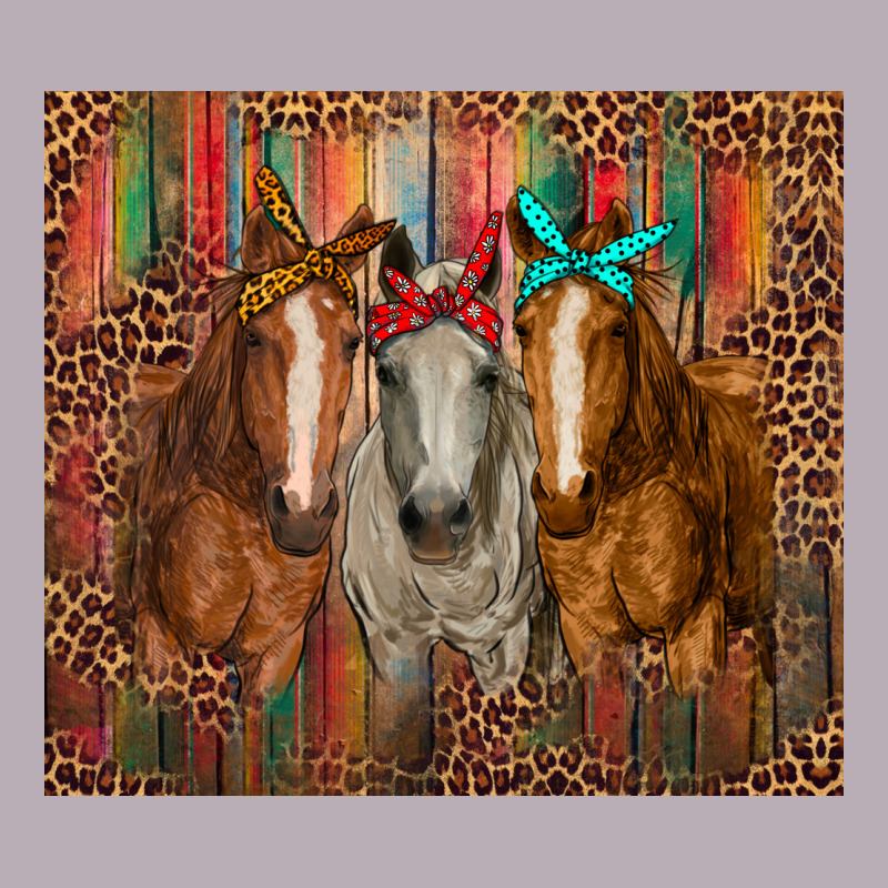 Western Horses With Bandanas Vintage Tee by RanaPortraitStore | Teevron