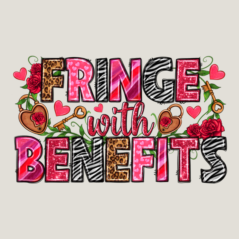 Fringe With Benefits Valentine's Day Heavy Core Tee by HowdyJamesFarm | Teevron