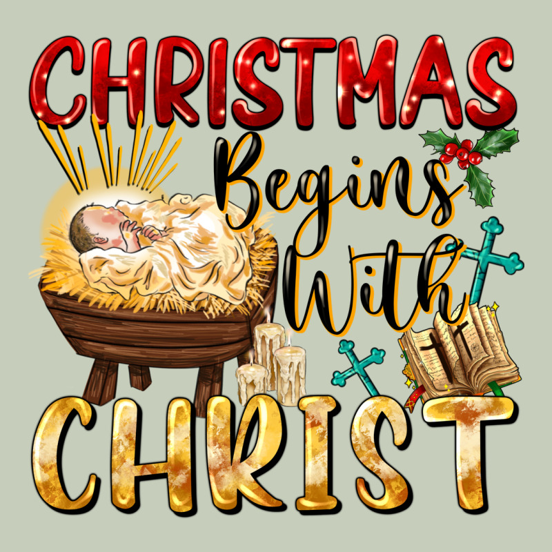 Christmas Begins With Christ Long Sleeve Tee by FaDigitalArtStudio | Teevron