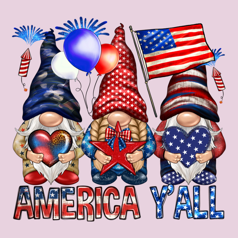 America Y'all With Gnomies Ladies Tee by HowdyJamesFarm | Teevron