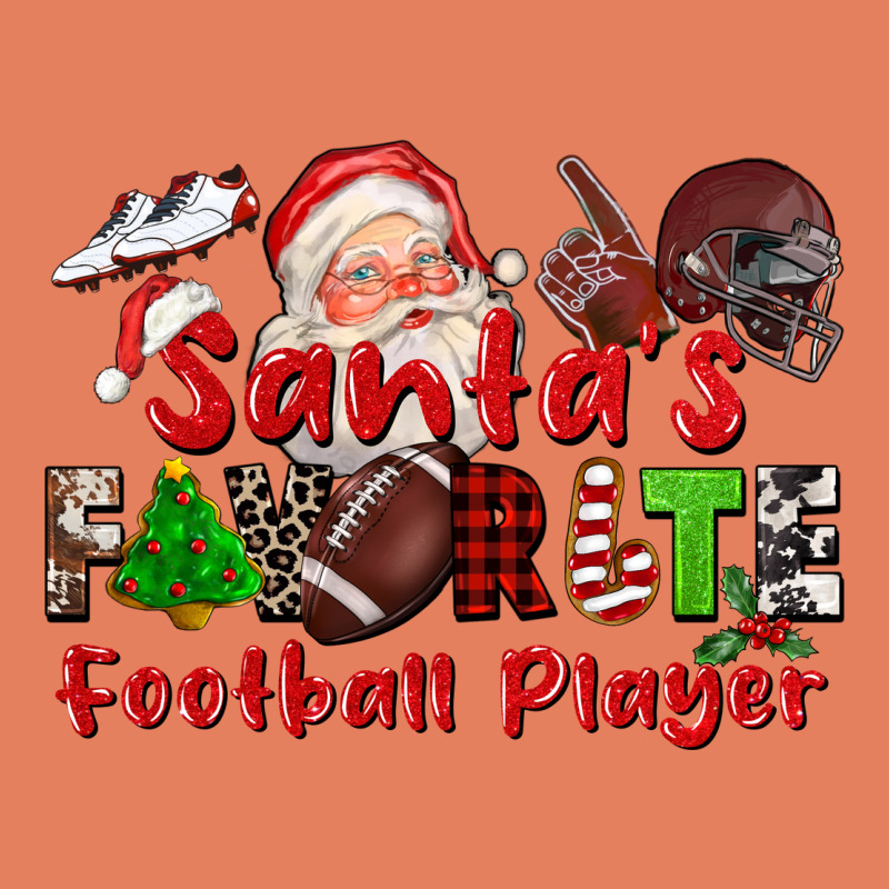 Santas Favorite  Football Player Classic Tee by CowGirlArtShop | Teevron